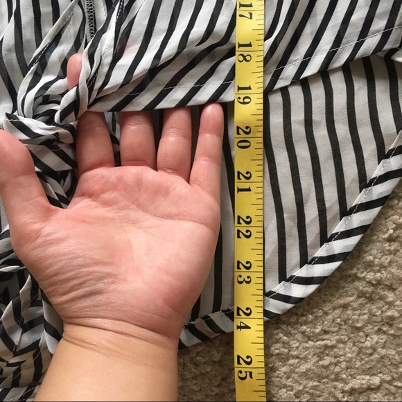 Foreign exchange striped button tank top - Picture 5 of 8